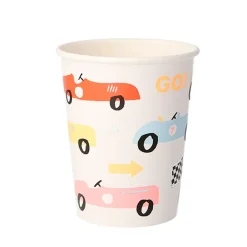 Meri Meri Race Car Paper Cups – Pack of 8