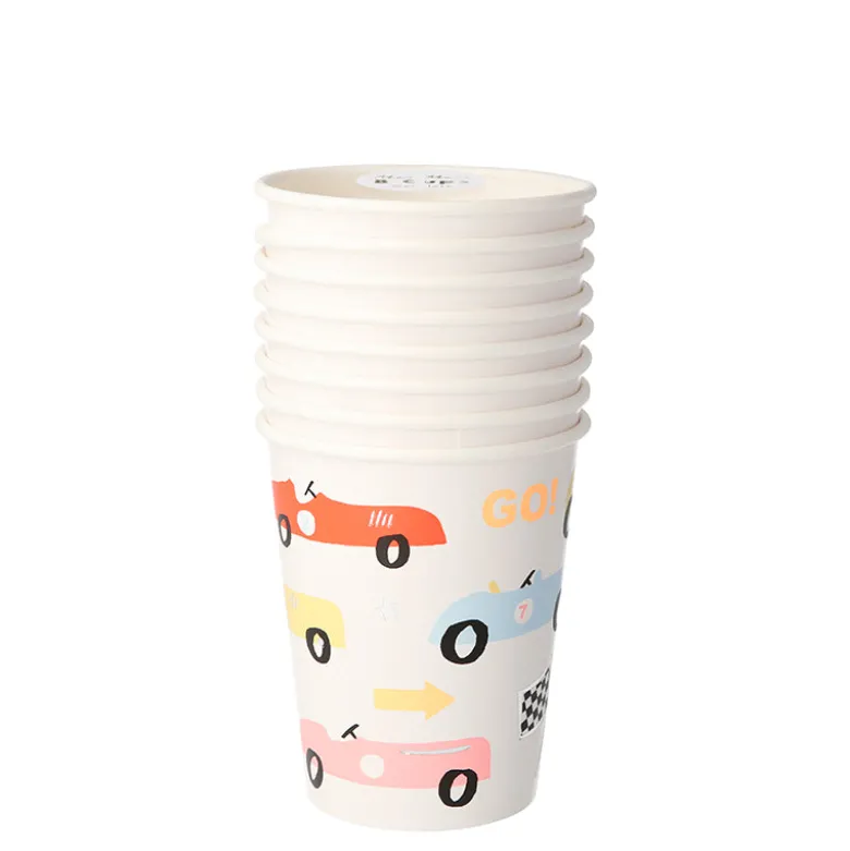 Meri Meri Race Car Paper Cups – Pack of 8