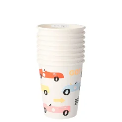 Meri Meri Race Car Paper Cups – Pack of 8