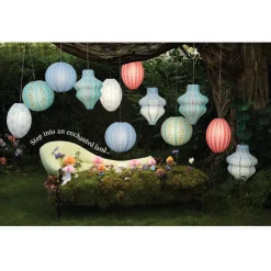 Meri Meri Rice Paper Lanterns, Mushroom, Set of 3