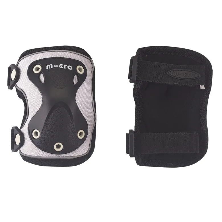 Micro - Knee and Elbow Protectors - Reflective Black - Size S or M