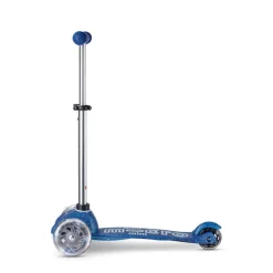 Micro Kick Scooter, Mini Deluxe Galaxy Glitter LED - Navy Blue