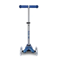 Micro Kick Scooter, Mini Deluxe Galaxy Glitter LED - Navy Blue