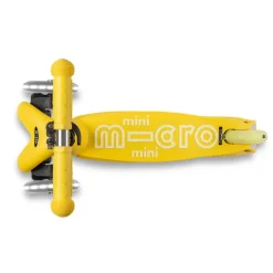 Micro Løbehjul, Mini Deluxe LED - Yellow