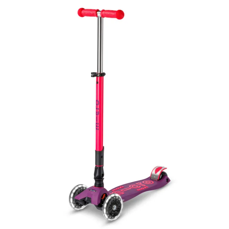 Micro Scooter, Maxi Deluxe LED - Neon Ultra Pink