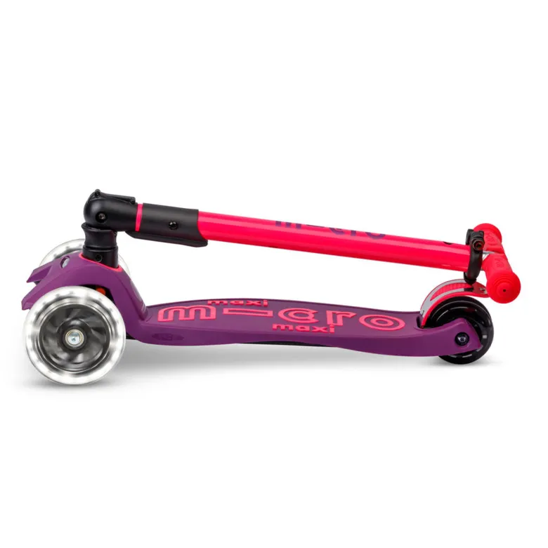 Micro Scooter, Maxi Deluxe LED - Neon Ultra Pink