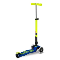 Micro Scooter Maxi Deluxe Foldable LED, Neon Canary Yellow