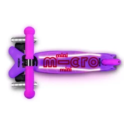 Micro Scooter, Mini Deluxe Glow LED Plus – Frosty Pink