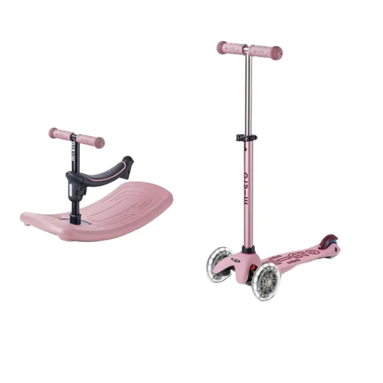Micro Scooter, Mini Deluxe LED, Rock & Go - Dusty Rose