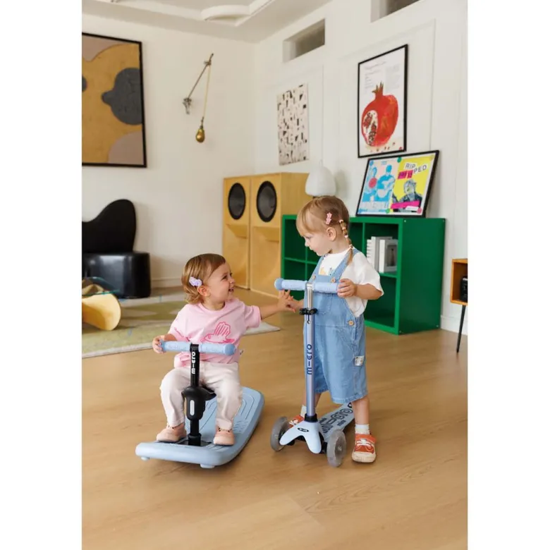 Micro Scooter, Mini Deluxe LED, Rock & Go - Dusty Rose