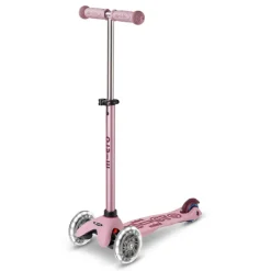 Micro Scooter, Mini Deluxe LED, Rock & Go - Dusty Rose