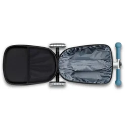 Micro Suitcase and Scooter in One - Junior Patch & Play - Frosty Blue