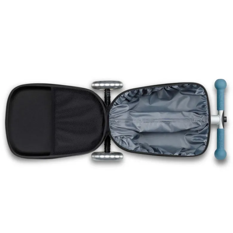 Micro Suitcase and Scooter in One - Junior Patch & Play - Frosty Blue