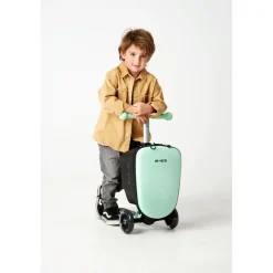 Micro Suitcase with Scooter, Junior Trolley 13L - Mint