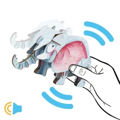 mierEdu 3D Puzzle with Sound, Elephant