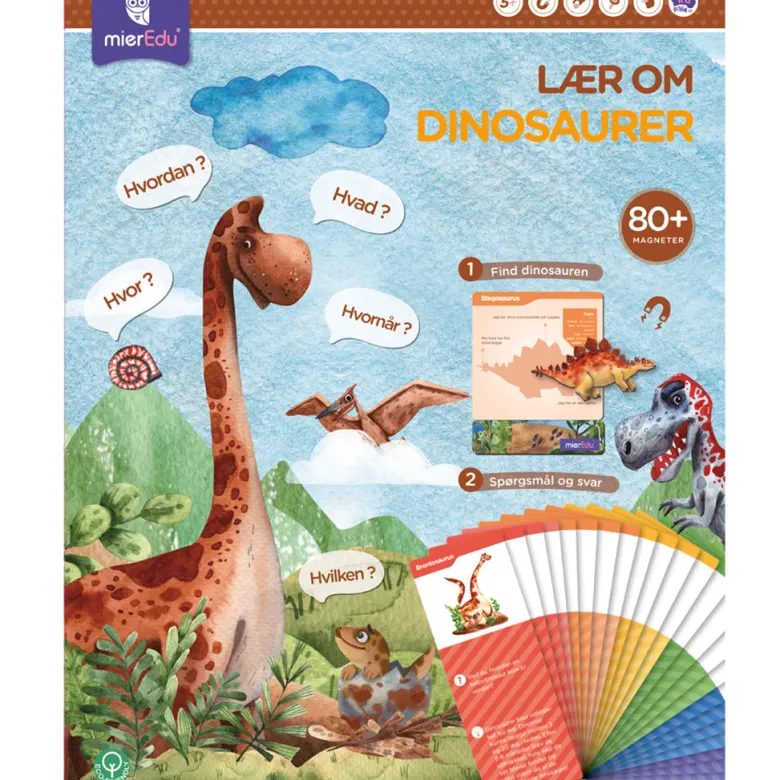 mierEdu Magnetic Playset – Learn About Dinosaurs