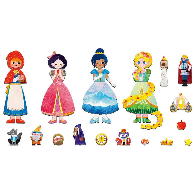 mierEdu, Magnetic Travel Set, Dress-Up Figures - Adventure