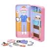 mierEdu, Magnetic Travel Set, Dress-Up Figures - Healthcare Worker