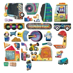 mierEdu, Magnetic Travel Set, Construction Site