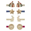 Mimi & Lula - 8 Hair Clips - Mini Circus