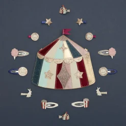 Mimi & Lula - 8 Hair Clips - Mini Circus