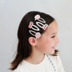 Mimi & Lula - 4 Hair Clips - Popcorn Circus