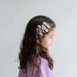Mimi & Lula - 4 Hair Clips - Disco Over the Rainbow Dancing Queen