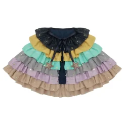 Mimi & Lula - Cape - Rainbow Ruffle
