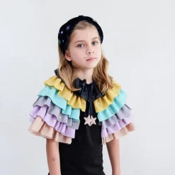 Mimi & Lula - Cape - Rainbow Ruffle