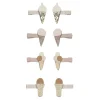 Mimi & Lula, 8 Hair Clips - Mini Ice Cream By The Seaside