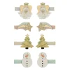 Mimi & Lula 8 Hair Clips, Mini Angel Christmas
