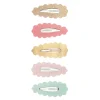 Mimi & Lula 5 Hair Clips, Mini Scalloped Edge My Little Unicorn