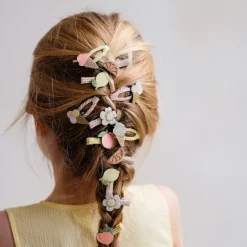 Mimi & Lula 5 Hair Clips, Mini Ice Cream Peaches and Cream