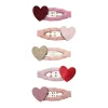 Mimi & Lula 5 Hair Clips, Mini Heart Valentines