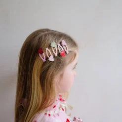 Mimi & Lula 5 Hair Clips, Mini Heart Valentines