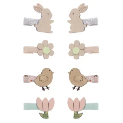Mimi & Lula 8 Hair Clips, Mini Easter