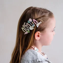 Mimi & Lula 5 Hair Clips, Mini Bunny and Chic Easter