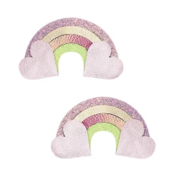 Mimi & Lula 2 Hair Clips, Rainbow My Little Unicorn