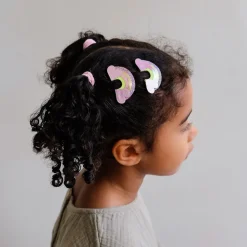 Mimi & Lula 2 Hair Clips, Rainbow My Little Unicorn