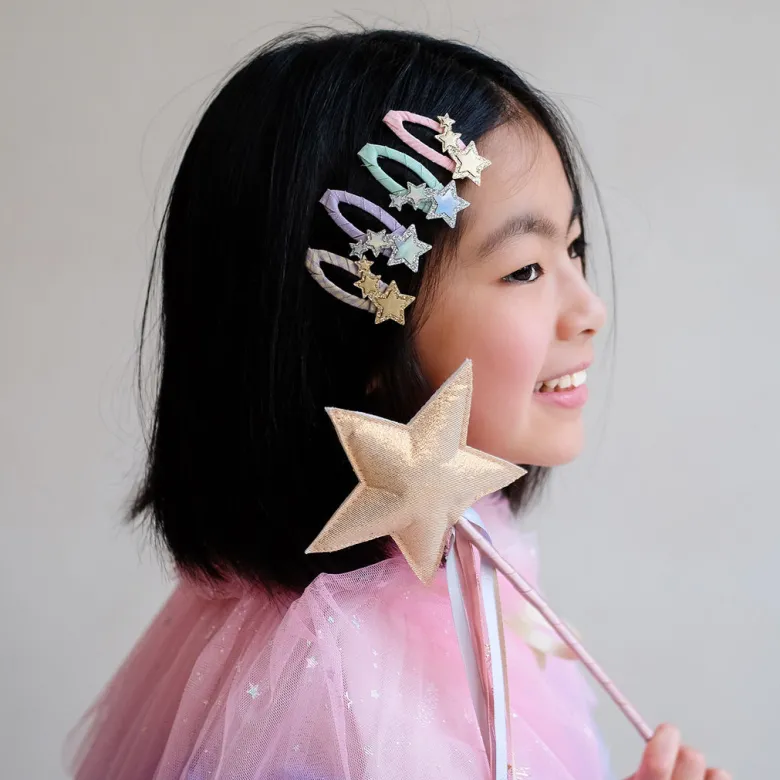 Mimi & Lula 4 Hair Clips, Trailing Star My Little Unicorn