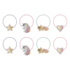 Mimi & Lula 8 Hair Elastics, Mini Dreamy My Little Unicorn