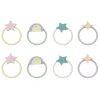 Mimi & Lula 8 Hair Elastics, Mini Rainbow and Star My Little Unicorn