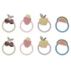 Mimi & Lula 8 Hair Elastics, Mini Fruit Salad Spring on the Farm