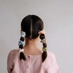 Mimi & Lula 6 Scrunchies, Floral Spring on the Farm