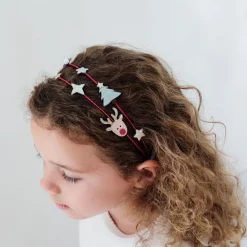 Mimi & Lula Double Headband, Santa Christmas