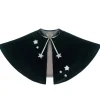 Mimi & Lula, Gertrude Witch Halloween Cape – Black