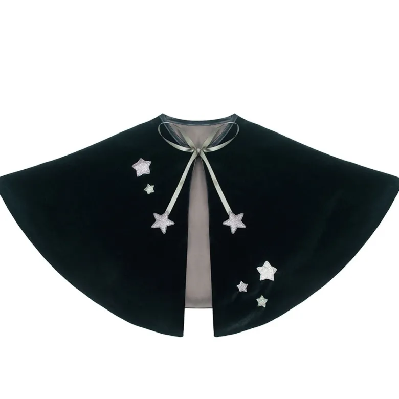 Mimi & Lula, Gertrude Witch Halloween Cape – Black