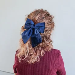 Mimi & Lula Hair Accessories, 2 Hair Bows - Stripe Agnes Pony Pals