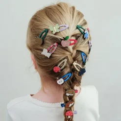 Mimi & Lula Hair Accessories, 8 Hair Clips - Mini Autumn Mushroom Village