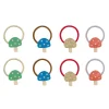 Mimi & Lula Hair Accessories, Set of 8 Hair Elastics – Mini Toadstool Mushroom Village